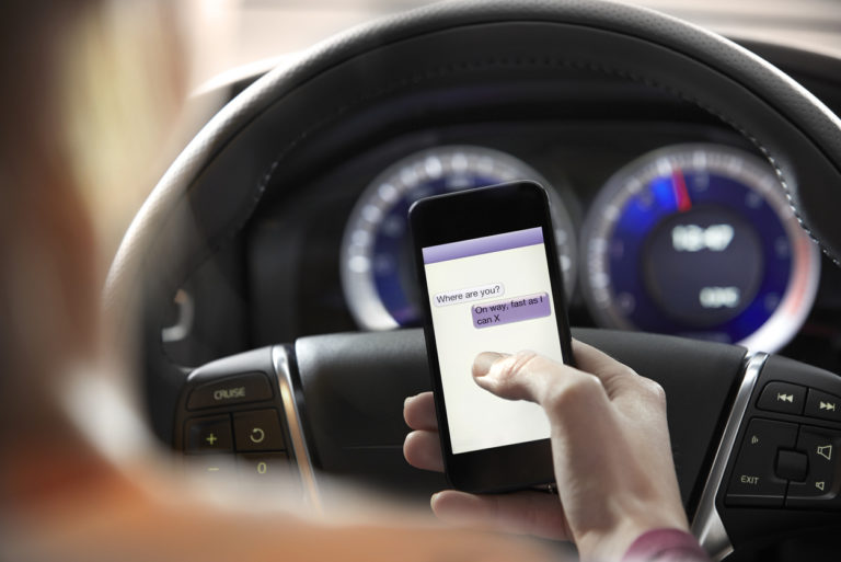 Text messaging while driving