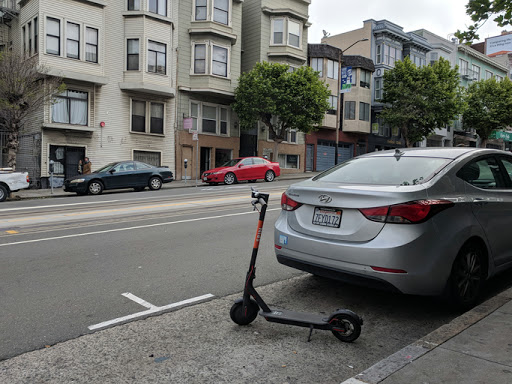 Bird Scooter in San Francisco, California.