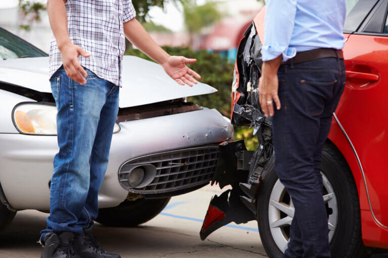 Car accident involving an uninsured motorist.