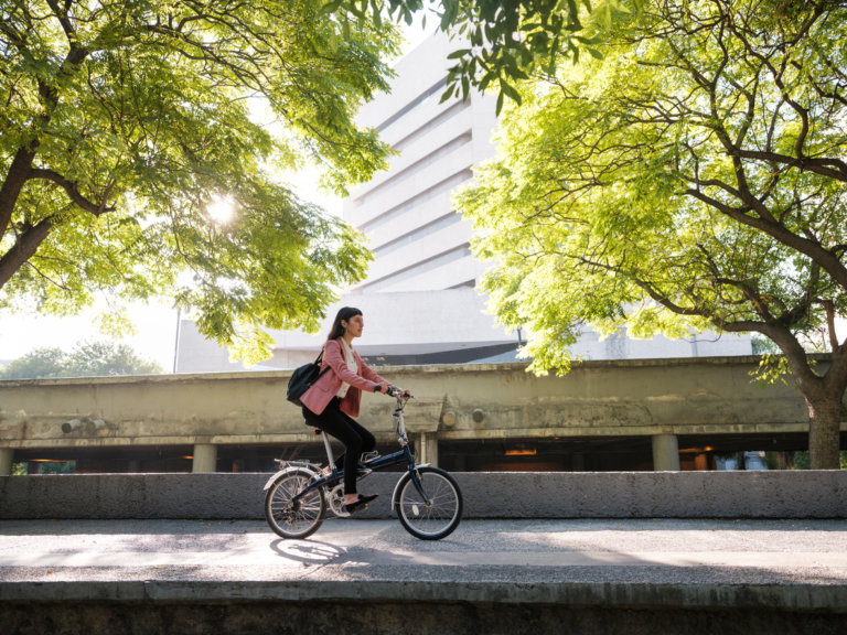 bicycle on sidewalk