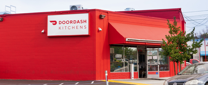 A DoorDash kitchen store