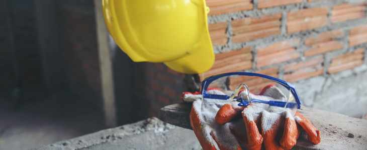 Third-party contractor at a construction site