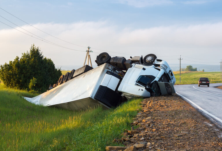 truck accident in cali