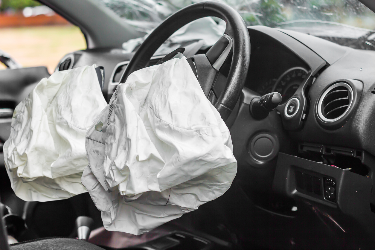 Effects of Airbag Deployment in a Car Accident