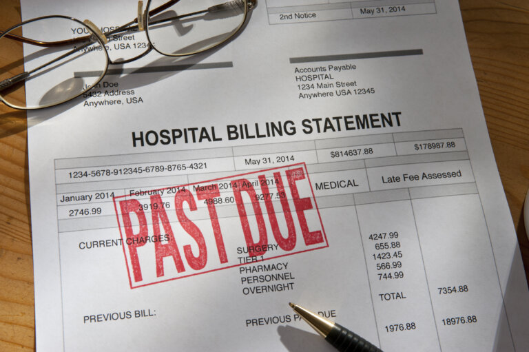 hospital bill after personal injury accident