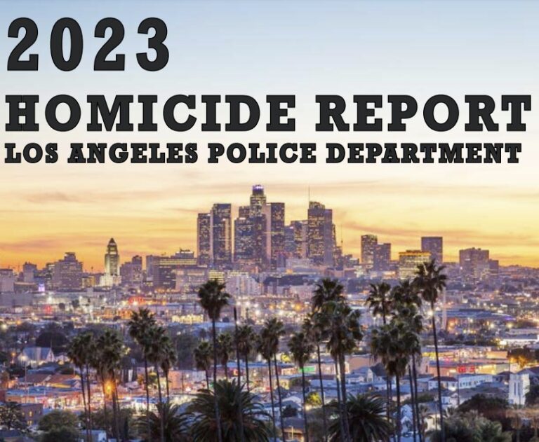 2023 homicide report los angeles police department