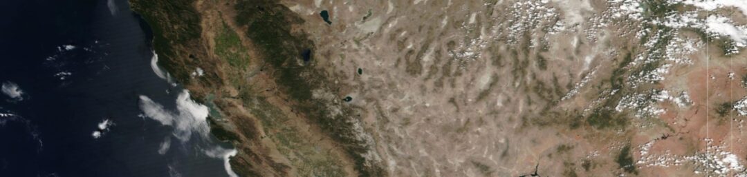 southern california satellite image