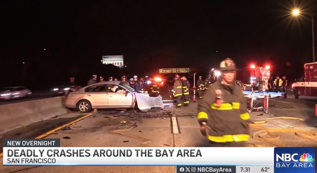 deadly crashes around the bay area overnight in 2023