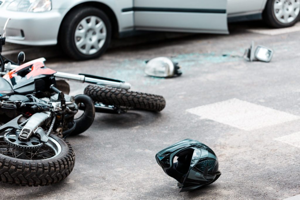 open car door motorcycle accidents