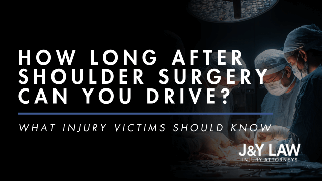 how long after shoulder surgery can you drive