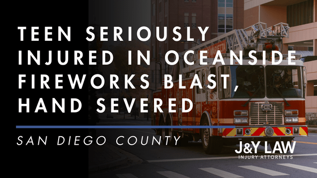 Oceanside Fireworks Blast