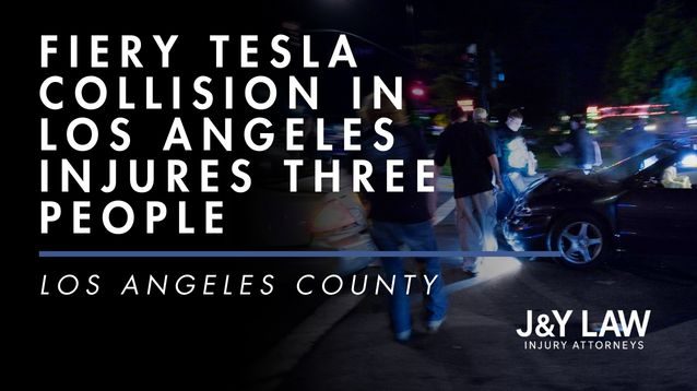 Tesla Collision in Los Angeles