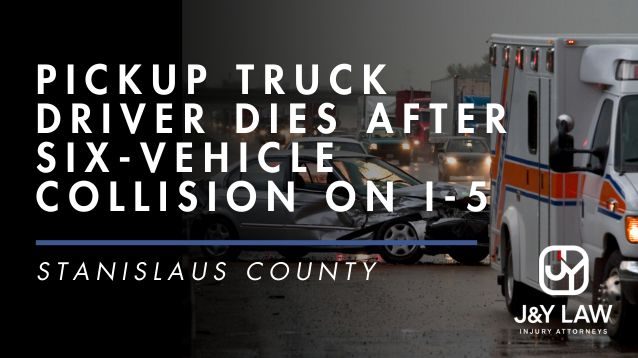 Six-Vehicle Collision on I-5