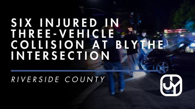 Three-Vehicle Collision at Blythe Intersection