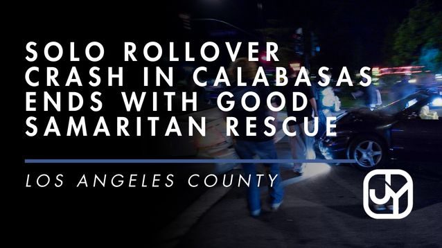 Rollover Crash in Calabasas