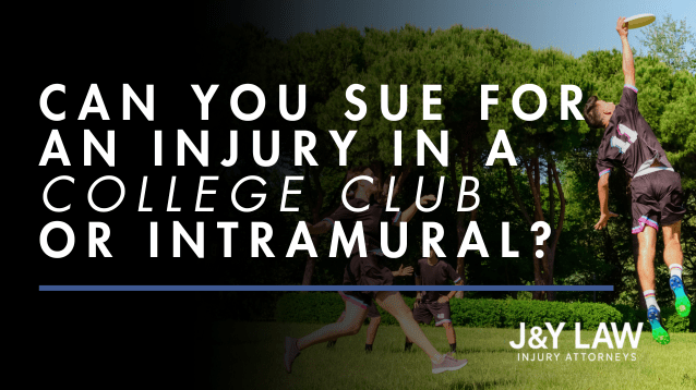 can you sue for injury