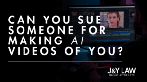 can you sue someone for making ai videos of you