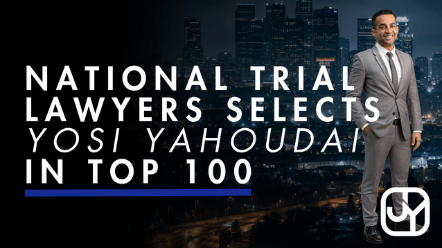Yosi Yahoudai earns National Trial Lawyers Top 100 recognition